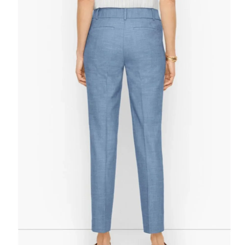 Talbots Hampshire Ankle Pants - Tidal Texture - Picture 2 of 4